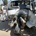 مصرع 6 أشخاص في تصادم مروع على الطريق الصحراوي الشرقي ببني سويف