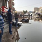 32 مصابا و3 وفيات في حريق مول بدمياط الجديدة والدفع بـ 16 سيارة إسعاف