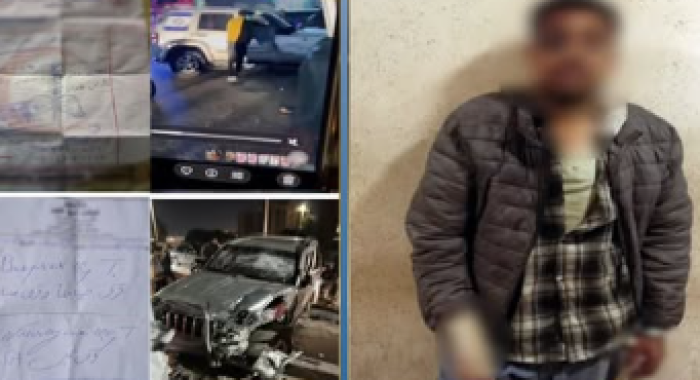 الداخلية تكشف تفاصيل القبض على شخص وضع علم إسرائيل على سيارته بكرداسة: يعانى من مرض نفسى