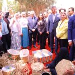 وزيرة التضامن الاجتماعي تفتتح فعاليات معرض “ديارنا زهور الربيع” بالمتحف الزراعي المصري