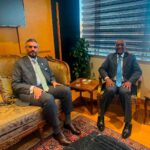السفير عبد المطلب ثابت مندوب ليبيا الدائم بجامعة الدول العربية يلتقي مسئول العلاقات الإفريقية بالخارجية المصرية