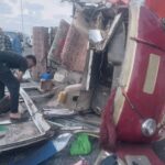 كانوا رايحين الشغل.. مصرع شخصين وإصابة 17 آخرين في انقلاب سيارة عمالة بالمنوفية