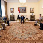 الرئيس السيسي يستقبل  وزير الدفاع بجمهورية قبرص