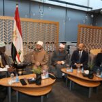 على هامش المؤتمر الدولي الحادي عشر لدور وهيئات الإفتاء في العالم بدار الإفتاء المصرية: وزير الأوقاف يلتقي مفتي الكونغو